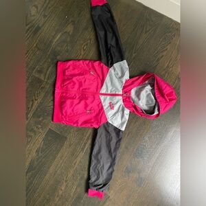 Nike 3t Pink and Black Hooded Jacket